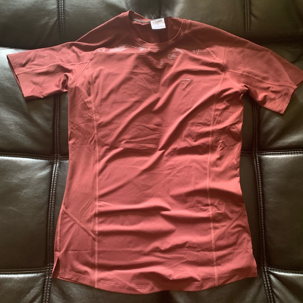 Gymshark Maroon Performance Tee